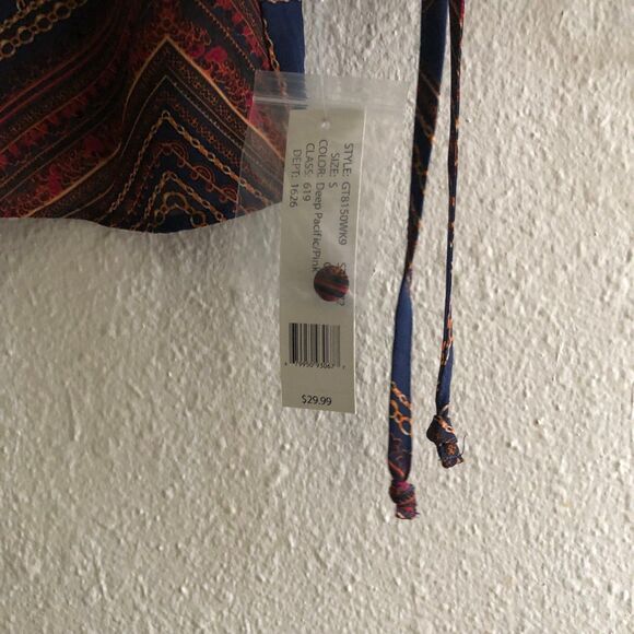 NWT Zac & Rachel multicolored boho blouse - Picture 2 of 3